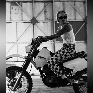 NWT checkered cargo pants